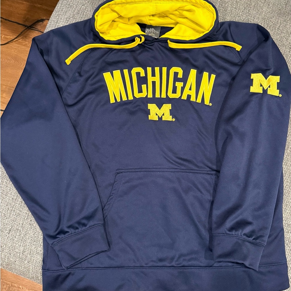 Knights Apparel Yellow and Navy Hoodie